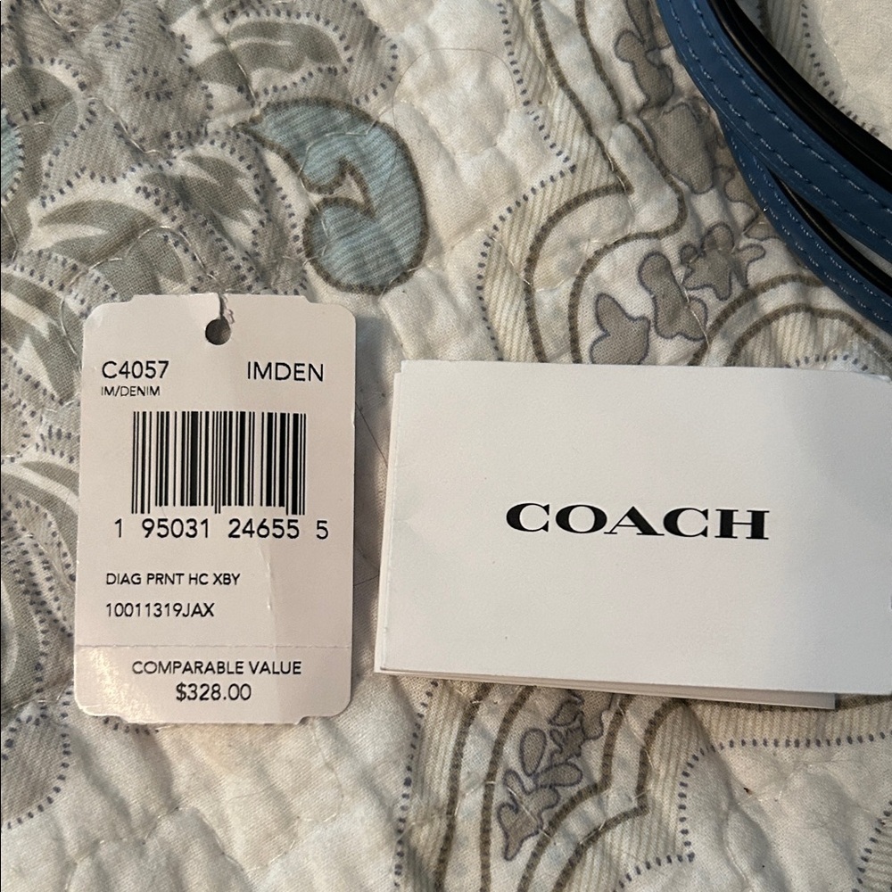 Coach Navy and Black Crossbody Bag - Picture 4 of 7